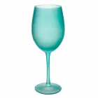 Colored Wine Glasses in Frosted Glass with Ice Effect, 12 Pieces - Autumn Viadurini