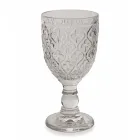 Wine or Water Goblets in Colored Glass and Arabesque Decoration 12 Pieces - Morocco Viadurini