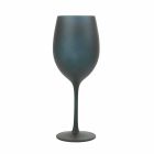 Red or White Wine Goblets in Black Glass Full Service 12 Pieces - Oronero Viadurini