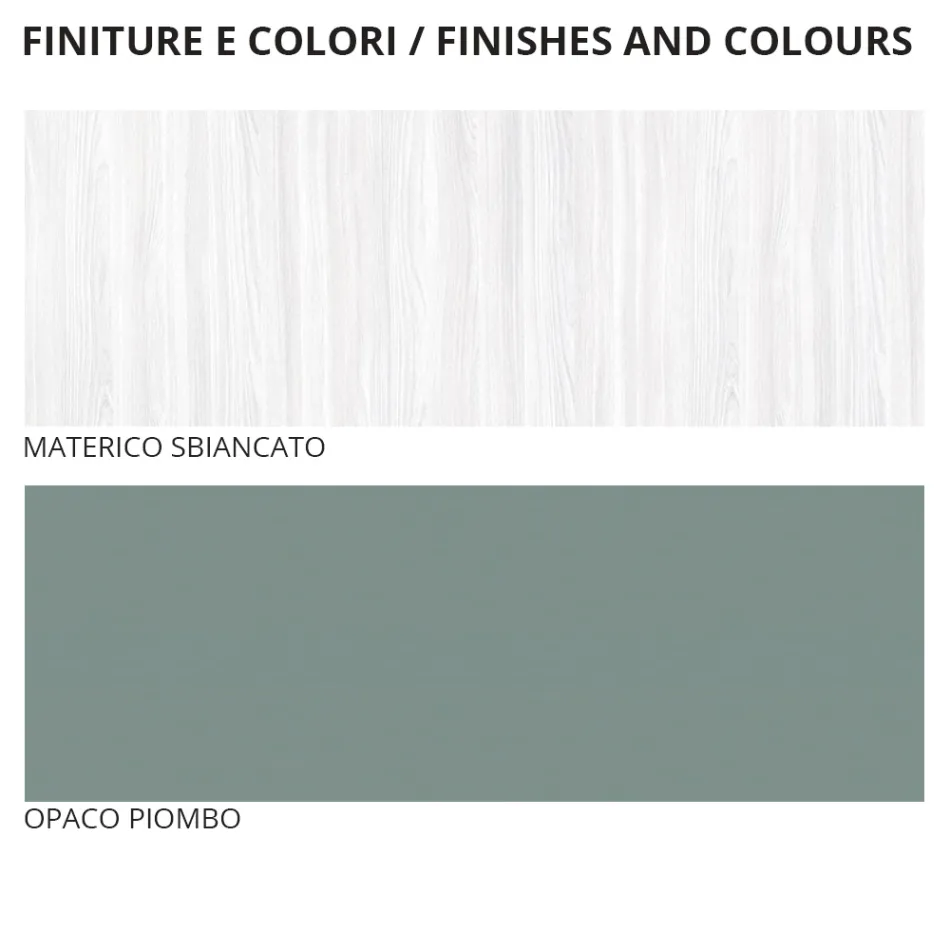 Complete Room with 4 Modern Design Elements Made in Italy - Mallorca Viadurini