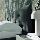 Modern Style 4-Element Bedroom Made in Italy - Calimero Viadurini