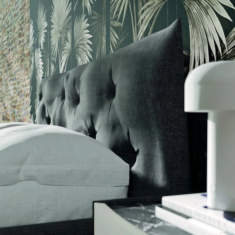 Modern Style 4-Element Bedroom Made in Italy - Calimero Viadurini