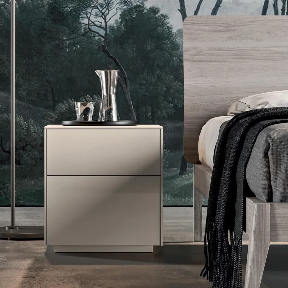 Complete Bedroom with 4 High Quality Made in Italy Elements - Odema Viadurini