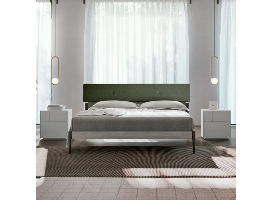 Complete Bedroom with 4 Modern Elements Made in Italy Precious - Verminia Viadurini