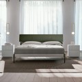 Complete Bedroom with 4 Modern Elements Made in Italy Precious - Verminia