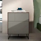 Complete Bedroom with 5 Modern Elements Made in Italy - Shaila Viadurini
