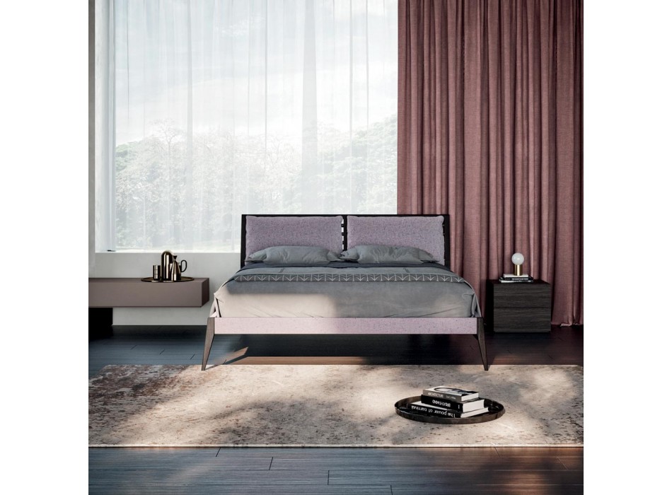 Complete 6-Element Luxury Bedroom Made in Italy - Adige Viadurini
