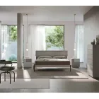 Modern Bedroom with 4 Elements in Modern Style Made in Italy - Lusinda Viadurini