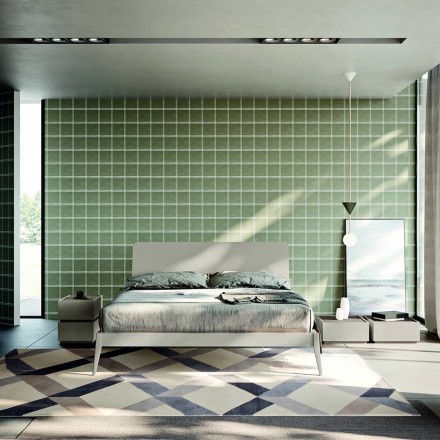Modern 5-Element Bedroom in a Modern Style Made in Italy - Melodia Viadurini