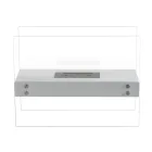 Bioethanol Floor Fireplace in White Metal and Tempered Glass - Timon Viadurini