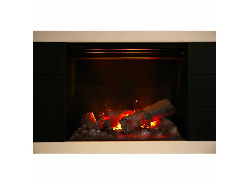 Electric fireplace with water vapour Besson Viadurini