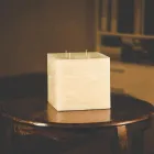 Handcrafted Modern Wax Square Candle Made in Italy - Mondeo Viadurini