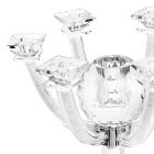 Crystal candelabra with rhinestones 7-flame design Italian luxury - Maike Viadurini