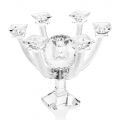 Crystal candelabra with rhinestones design 7-flame luxury elegant - Maike