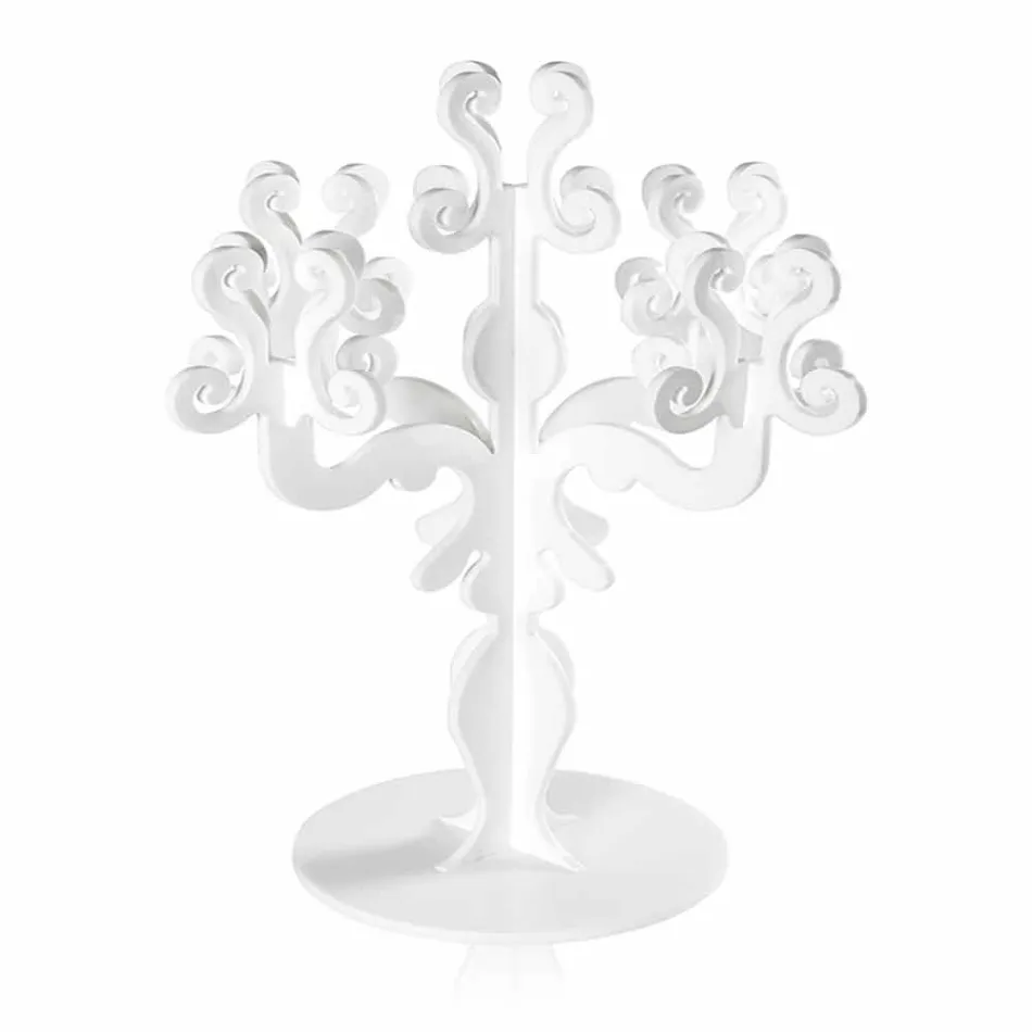 Classic medium design candelabra, 5 arms in Aragon plexiglass Viadurini