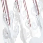 Tall design renaissance candelabra, 5 arms in Aragon plexiglass Viadurini