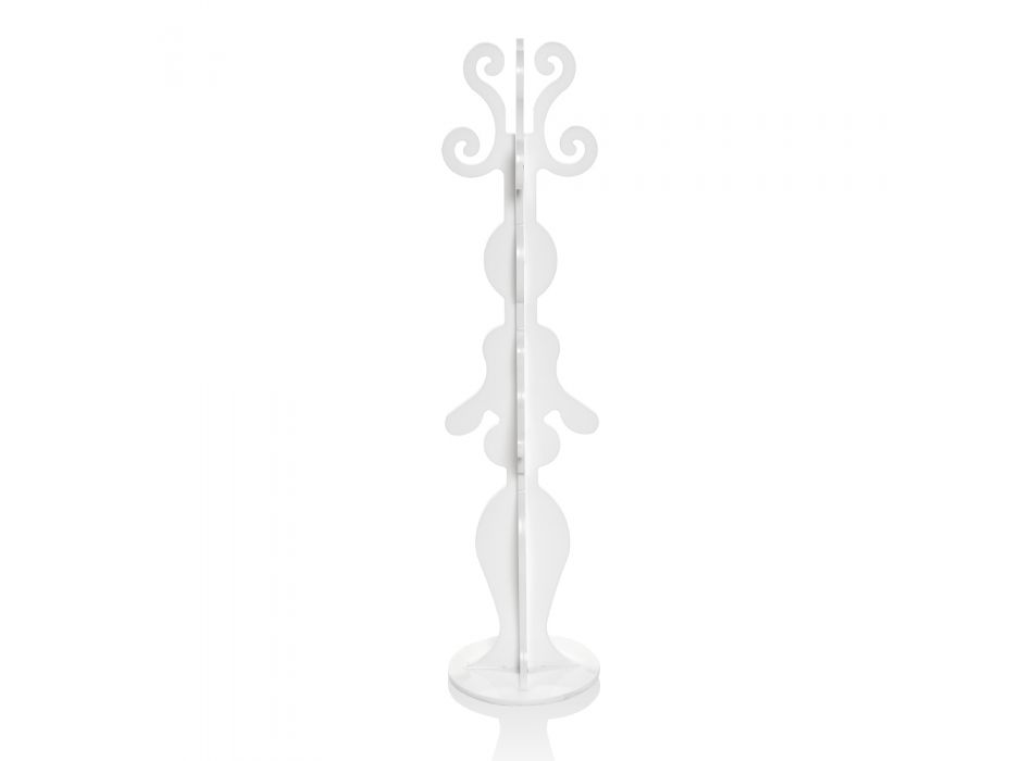 2 Pieces Recyclable Transparent White or Smoked Plexiglass Candlestick - Elea