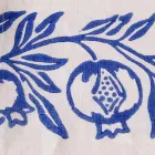 Linen Canvas of Italian Craftsmanship with Hand Printed Design - Trademarks Viadurini