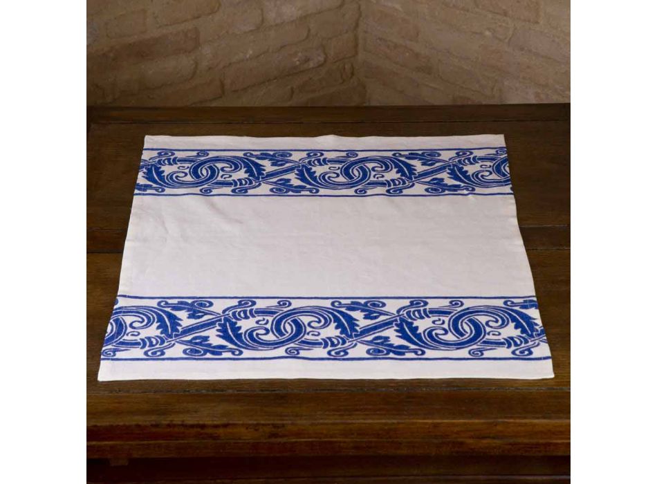 Printed Craft Dishcloth Unique Piece Made in Italy