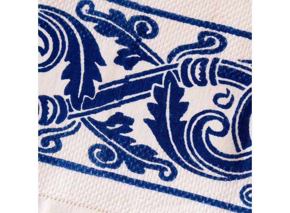 Printed Craft Dishcloth Unique Piece Made in Italy