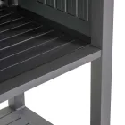 Outdoor Trolley in Painted Aluminum with Different Finishes - Hotel Viadurini