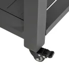 Outdoor Trolley in Painted Aluminum with Different Finishes - Hotel Viadurini