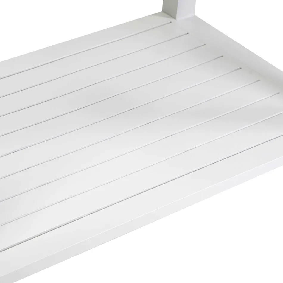 Outdoor Trolley in Painted Aluminum with Different Finishes - Hotel Viadurini