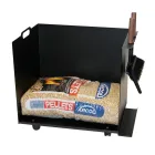 Metal Pellet Bag Holder Trolley with Wheels Made in Italy - Pinguino Viadurini