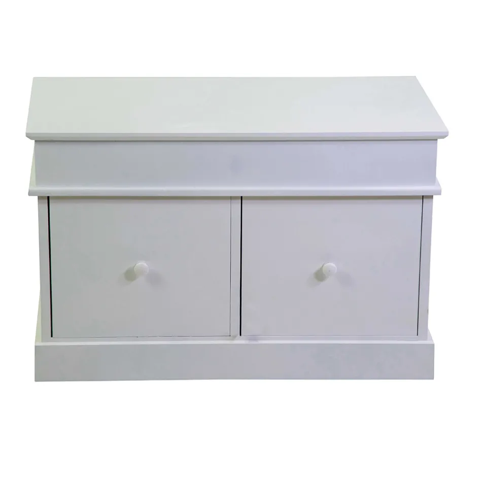 Indoor Chest Made of Wood with 2 Drawers - Meduse Viadurini