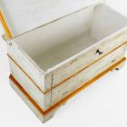 Chest Handmade in Solid Wood with Gold Profiles Made in Italy - Caio Viadurini