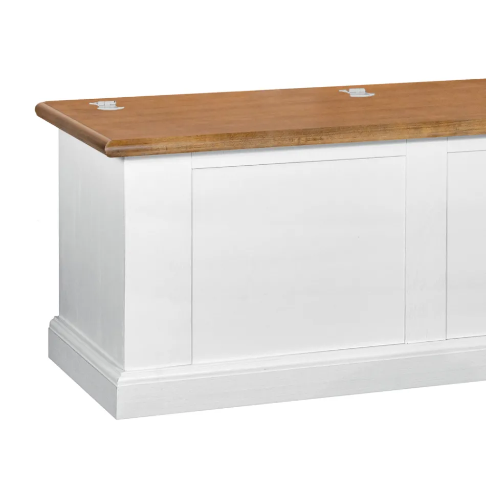 Chest in Veneered Wood and Different Finishes Made in Italy - Hermod Viadurini