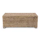 Outdoor chest in natural fiber of Kubù - Nogitsune Viadurini