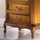 Classic Wooden Chest of 3 Drawers and Compartment Made in Italy - Richard Viadurini