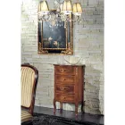 Classic Chest of Drawers in Walnut Wood 4 or 6 Drawers Made in Italy - Katerine Viadurini