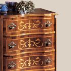 Classic Luxury Walnut Chest of Drawers Made in Italy - Elegant Viadurini