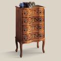 Classic Luxury Walnut Chest of Drawers Made in Italy - Elegant