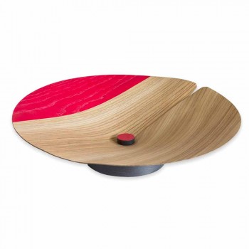 Center Table Fruit Holder Modern in Solid Wood Made in Italy - Stan