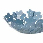 Centerpiece with Flowers in Mud Iron, White or Blue - Marken Viadurini