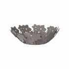 Centerpiece with Flowers in Mud Iron, White or Blue - Marken Viadurini