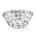 Design Centerpiece in Silver Metal and Luxury Flower Decoration - Terraceo