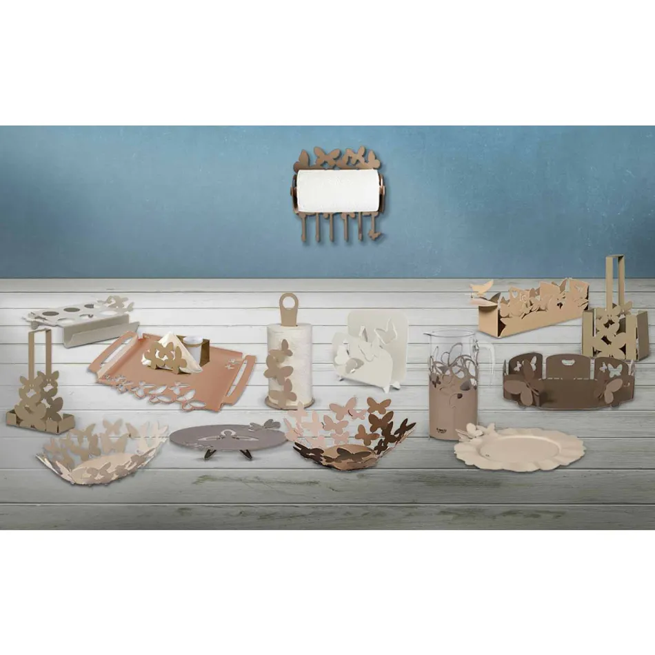 Handmade Centerpiece in Iron, Made in Italy - Leiden Viadurini