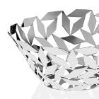 Elegant Centerpiece in Silver Metal Luxury Geometric Decorations - Torresi Viadurini