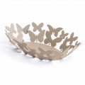 Modern Oval Centerpiece in Precious Iron Hand Made in Italy - Leiden