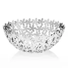 Silver Metal Semisphere Centerpiece Luxury Flower Decorations - Terraceo Viadurini