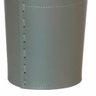 Recycled paper waste basket in Ambrogio handmade leather Viadurini