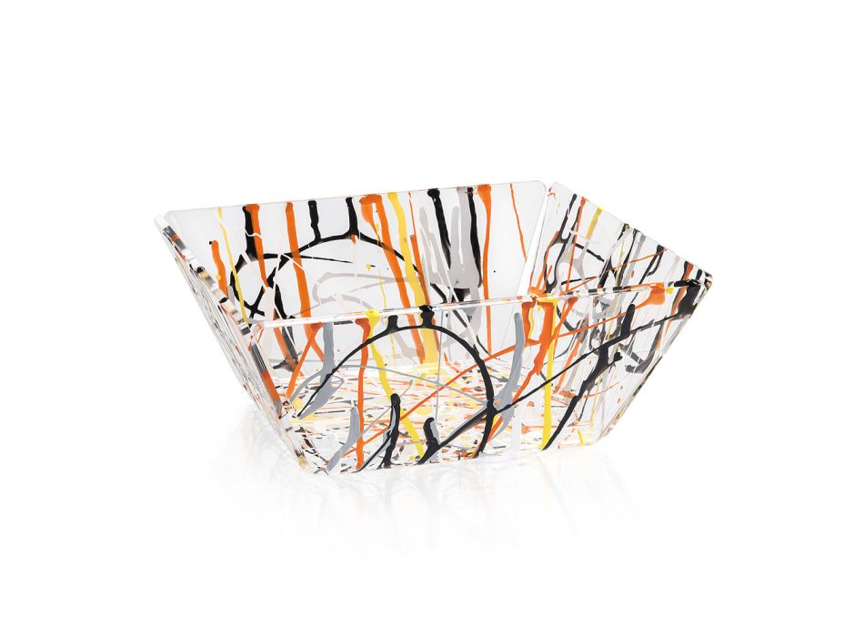 Basket Plexiglass Multicolor Design Made in Italy - Multibread