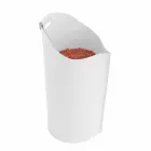 Internal leather pellet basket 15 Kg of Sapel design Viadurini