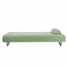 Outdoor Design Chaise Longue in Metal and Fabric Made in Italy - Selia Viadurini