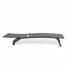 Outdoor Chaise Longue in Textilene and Aluminum with Wheels, 4 Pieces - Babilonia Viadurini