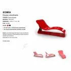 Chaise Longue Design Modern Kobra Made in Italy Viadurini